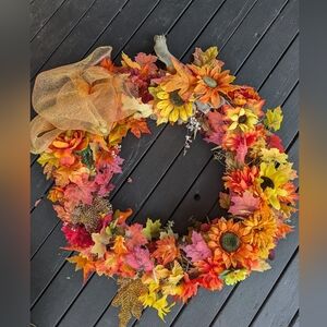 Huge Fall Wreath